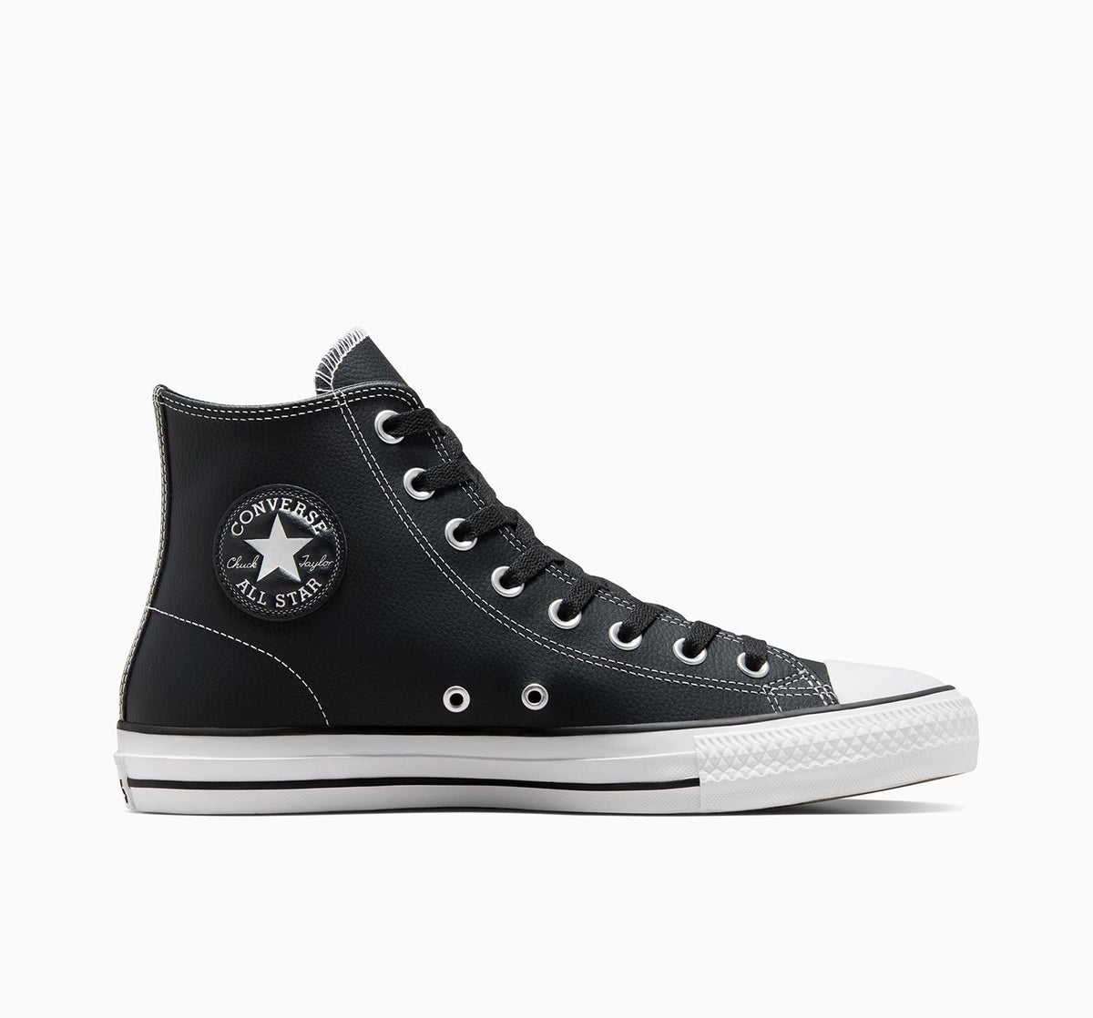 Converse Chuck Taylor All Star Pro Leather High Top Black Jimmys Skate Street