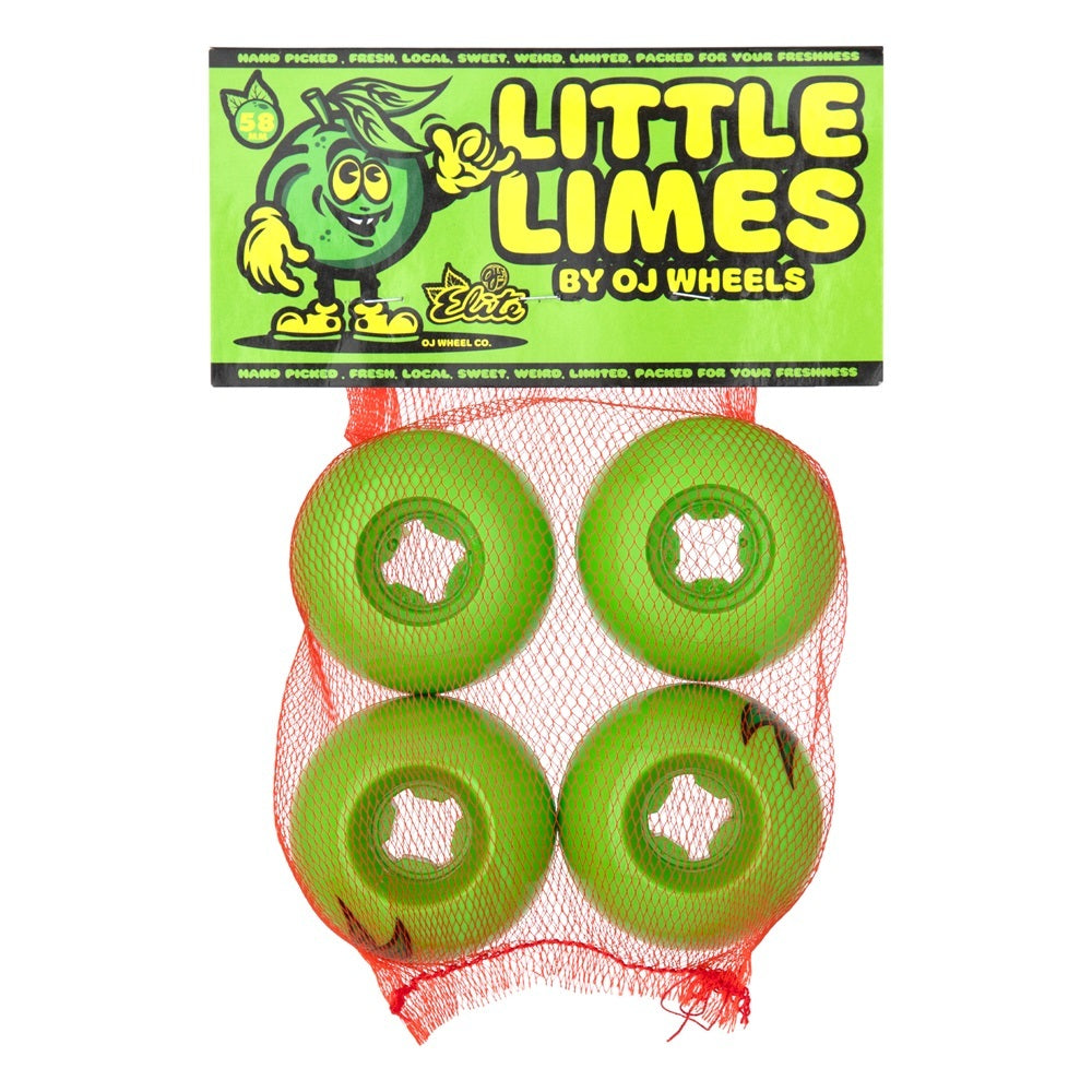 Oj Little Limes 99A 58mm Skateboard Wheels – Jimmys Skate