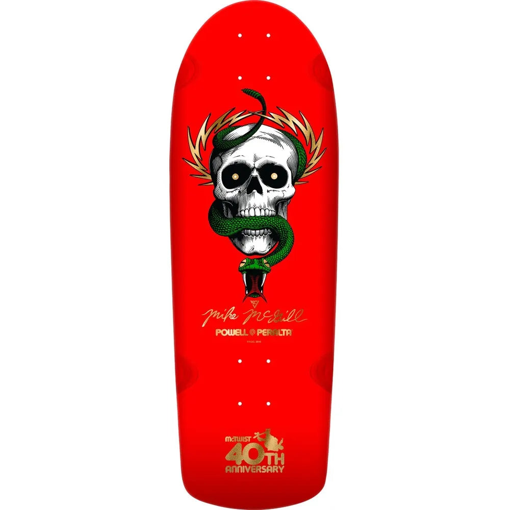 Powell Peralta McGill McTwist 40th Anniversary Red Gold Foil