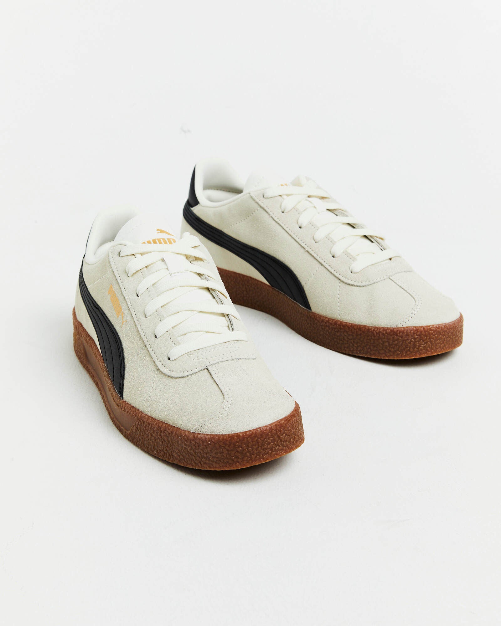 Puma Club Suede Shoes Marshmallow Black Gold Jimmys Skate Street