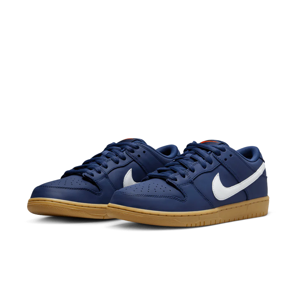 Nike SB Dunk Low Pro - Navy/White/Gum – Jimmys Skate & Street Nike SB Dunk Low Pro - Navy/White/Gum – Jimmys Skate & Street
