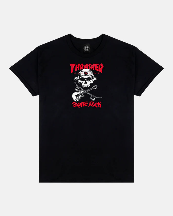 Thrasher Skate Rock Tee Black – Jimmys Skate & Street Thrasher Skate Rock Tee Black – Jimmys Skate & Street
