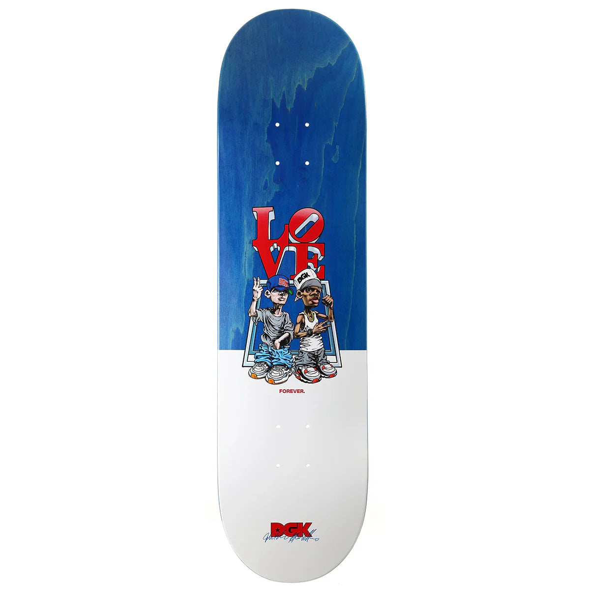 DGK LOVE Deck 限定300枚 青/オレンジ DGK（ディージーケー）SKATEBOARDS 新作入荷 DOPE な1枚をあなた