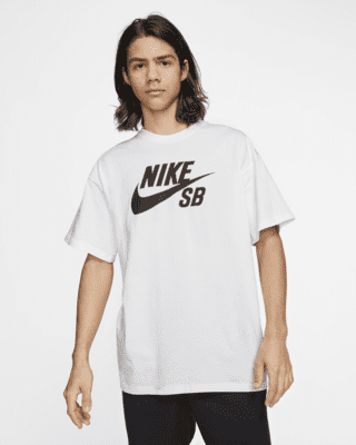 Nike t sales shirt big logo
