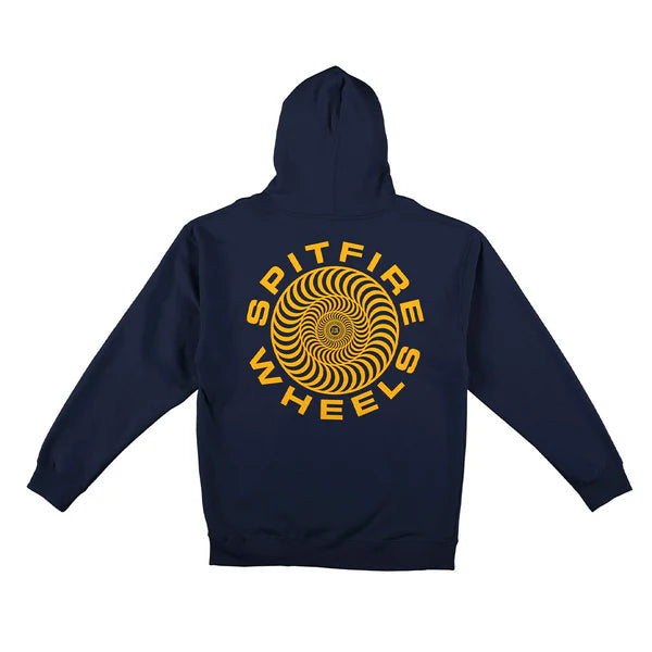 SPITFIRE CLASSIC 87 SWIRL ZIP HOODIE NAVY Jimmys Skate Street