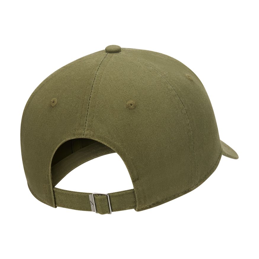 Nike Sportswear Heritage 86 Washed Futura Cap Olive Canvas/ White in Green  for Men